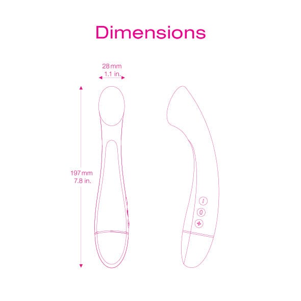 Intimina - Celesse Personal Massager G Spot Vibrator (Pink) ITM1001 CherryAffairs