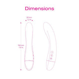 Intimina - Raya Personal Massager G Spot Vibrator (Pink) ITM1009 CherryAffairs