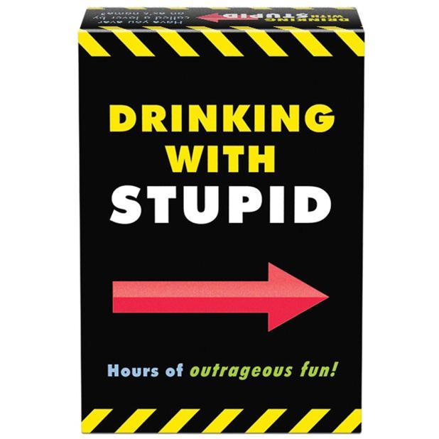 Kheper Games - Drinking with Stupid Drinking Game (Black) KG1036 CherryAffairs