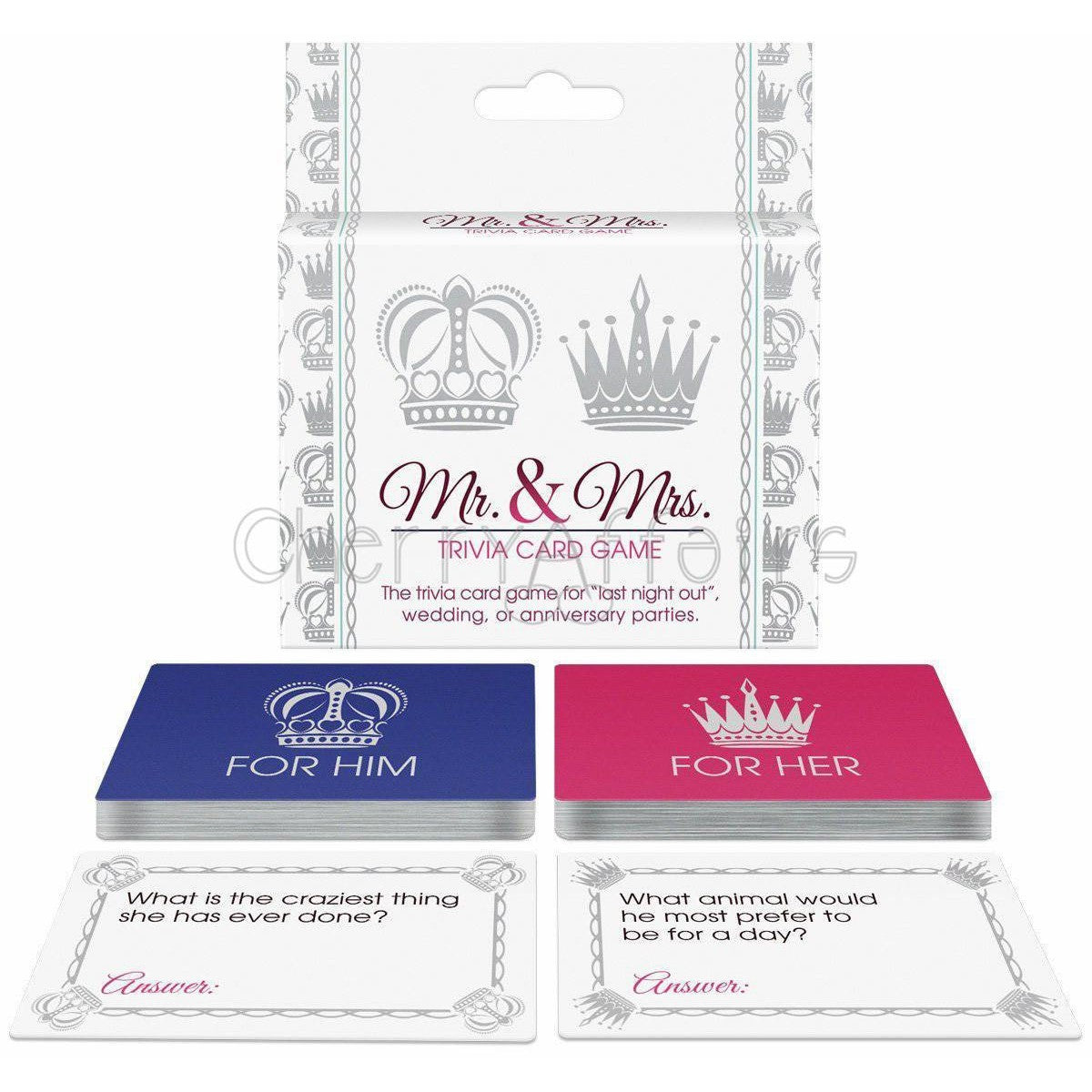 Kheper Games - Mr And Mrs Trivia Card Game KG1019 CherryAffairs