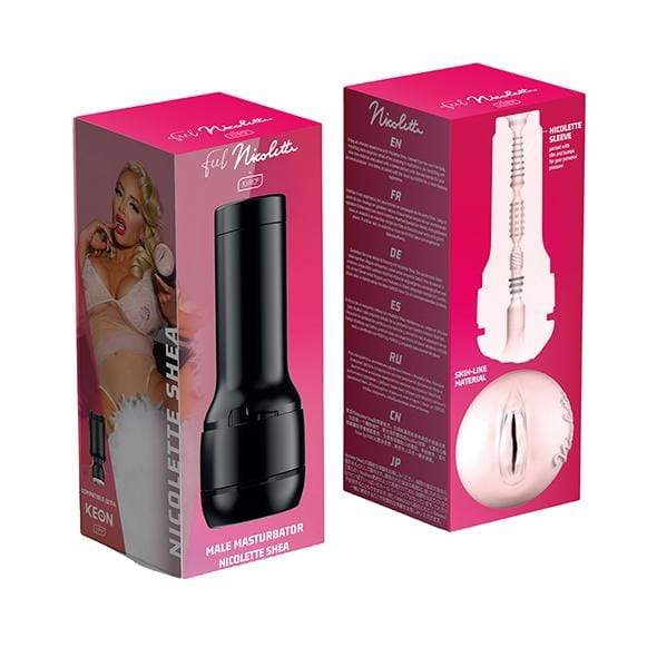 Kiiroo - Stars Collection Strokers Feel Nicolette Shea Masturbator (Black) KR1028 CherryAffairs