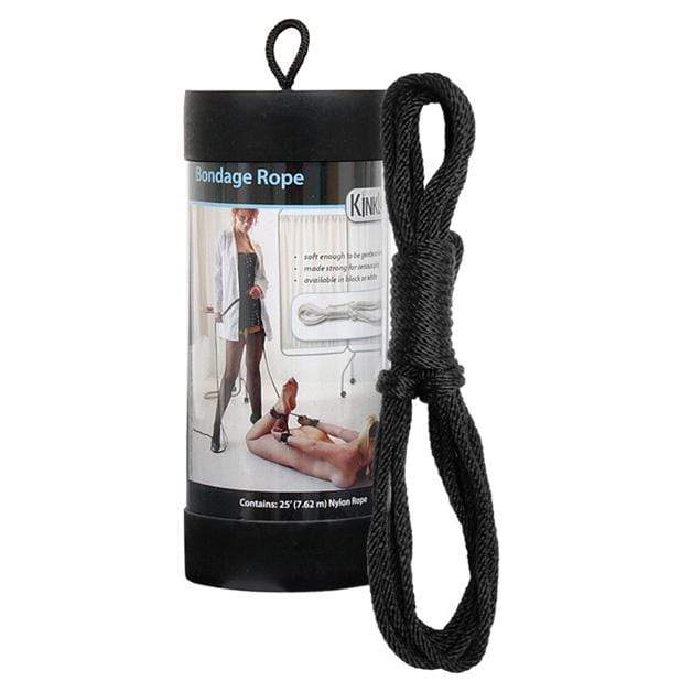 Kinklab - Bondage Rope 25" (Black) KL1005 CherryAffairs