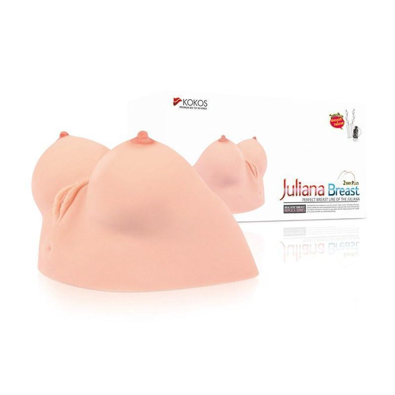 Kokos - Juliana Breast with Vibration Meiki (Beige) KK1029 CherryAffairs