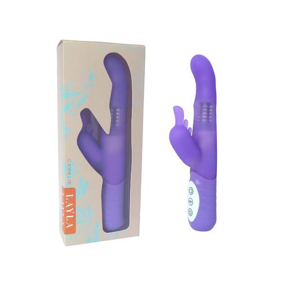 Layla - Camelie Rabbit Vibrator (Purple) Lay1002 CherryAffairs