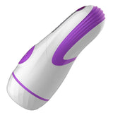 Leten - Excellent Tips Rola Misaki AMT Aircraft Automatic Cup Masturbator (White/Blue) LET1010 CherryAffairs