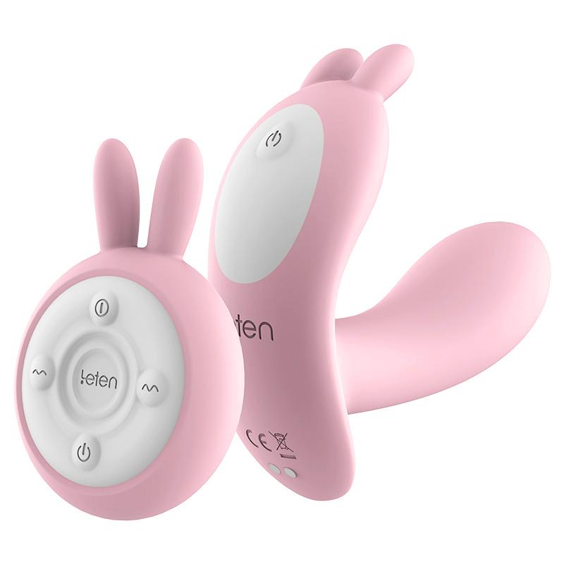 Leten - Q Cute Rabbit Remote Control Wearable Vibrator (Pink) LET1020 CherryAffairs