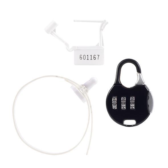 Lock A Willy - Cock Cage and Lock Set (Black) LAW1001 CherryAffairs