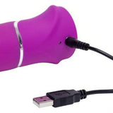 Love Honey - Happy Rabbit Beaded G Spot Vibrator (Purple) LH1005 CherryAffairs