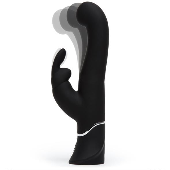 Love Honey - Happy Rabbit G Spot Stroker Rabbit Vibrator (Black) LH1024 CherryAffairs