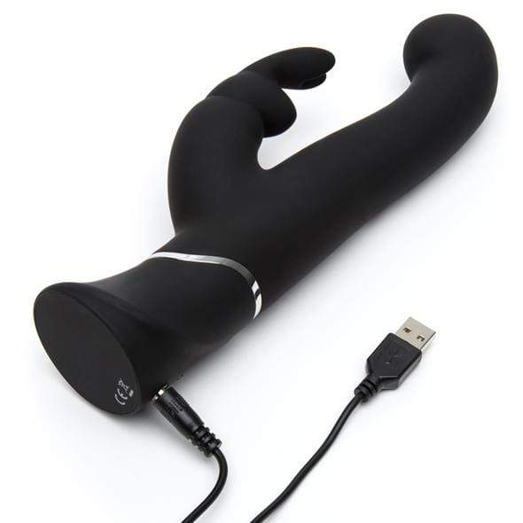 Love Honey - Happy Rabbit G Spot Stroker Rabbit Vibrator (Black) LH1024 CherryAffairs