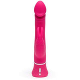 Love Honey - Happy Rabbit Realistic Dual Density Rabbit Vibrator (Pink) LH1026 CherryAffairs
