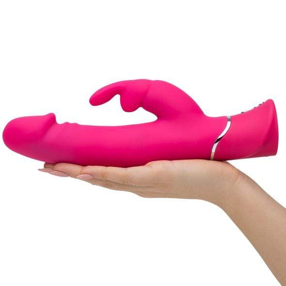 Love Honey - Happy Rabbit Realistic Dual Density Rabbit Vibrator (Pink) LH1026 CherryAffairs