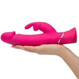 Love Honey - Happy Rabbit Realistic Dual Density Rabbit Vibrator (Pink) LH1026 CherryAffairs