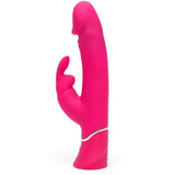 Love Honey - Happy Rabbit Realistic Dual Density Rabbit Vibrator (Pink) LH1026 CherryAffairs