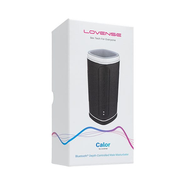 Lovense - Calor App-Controlled Warming Male Masturbator (Black)    Masturbator Soft Stroker (Vibration) Rechargeable