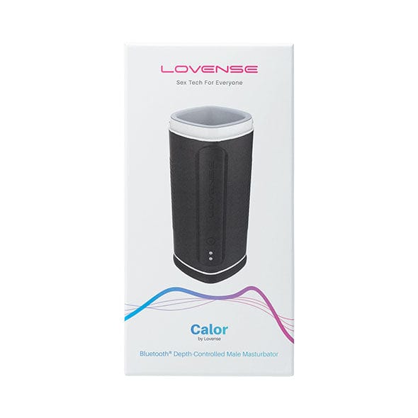 Lovense - Calor App-Controlled Warming Male Masturbator (Black)    Masturbator Soft Stroker (Vibration) Rechargeable