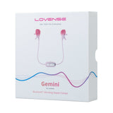 Lovense - Gemini App-Controlled Vibrating Nipple Clamps (Pink)    Nipple Clamps (Vibration) Rechargeable