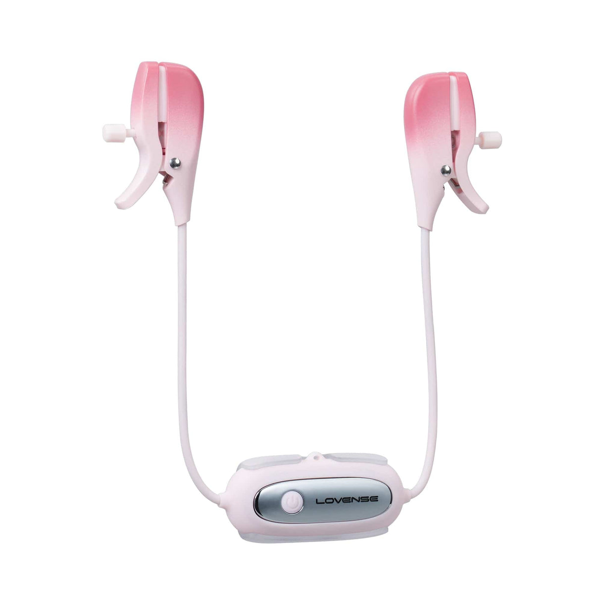 Lovense - Gemini App-Controlled Vibrating Nipple Clamps (Pink)    Nipple Clamps (Vibration) Rechargeable