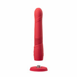 Lovense - Gravity App-Controlled Thrusting Dildo (Red)    Realistic Dildo with suction cup (Vibration) Rechargeable