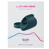 Lovense - Gush App-Controlled Glans Massager Stroker (Green)    Masturbator Soft Stroker (Vibration) Rechargeable