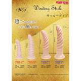 Magic Eyes - Winding Stick Sucker L Dildo (Beige) MG1083 CherryAffairs