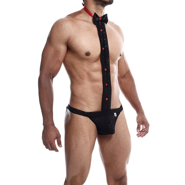 Male Basics - Tuxedo Lace Jockstrap Underwear  Black 677355464643 Gay Pride Underwear