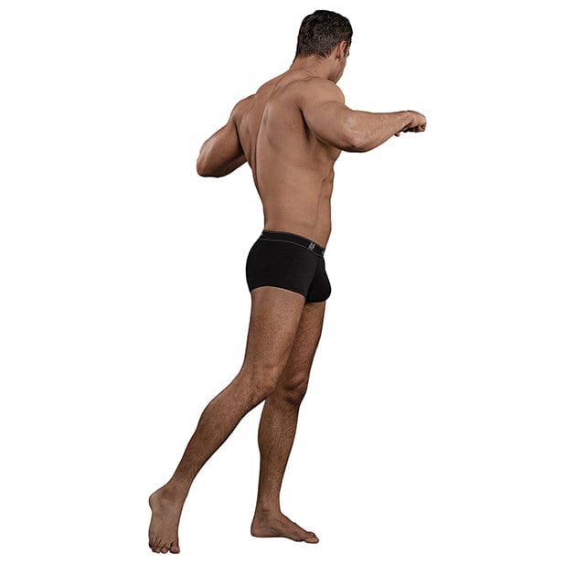 Male Power - Bamboo Low Rise Pouch Enhancer Short Underwear XL (Black)    Gay Pride Underwear