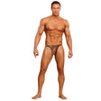 Male Power - Wonder Animal Print Thong Underwear S/M (Leopard)    Gay Pride Underwear