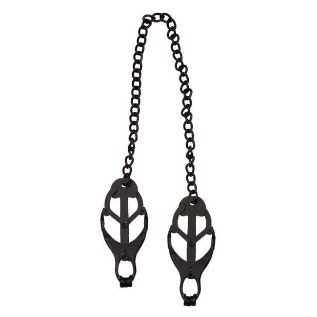 Master Series - Monarch Noir Nipple Vice Nipple Clamps (Black)    Nipple Clamps (Non Vibration)