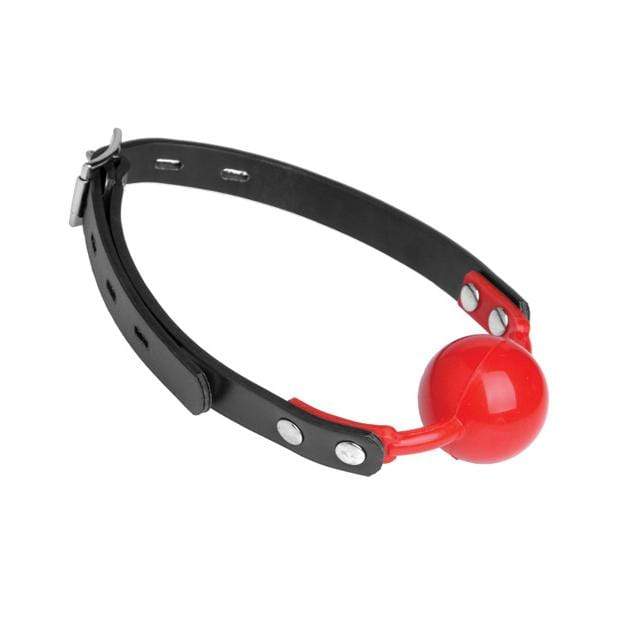 Master Series - The Hush Gag Comfort Ball Gag (Red) MSR1018 CherryAffairs