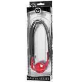 Master Series - The Hush Gag Comfort Ball Gag (Red)    Ball Gag