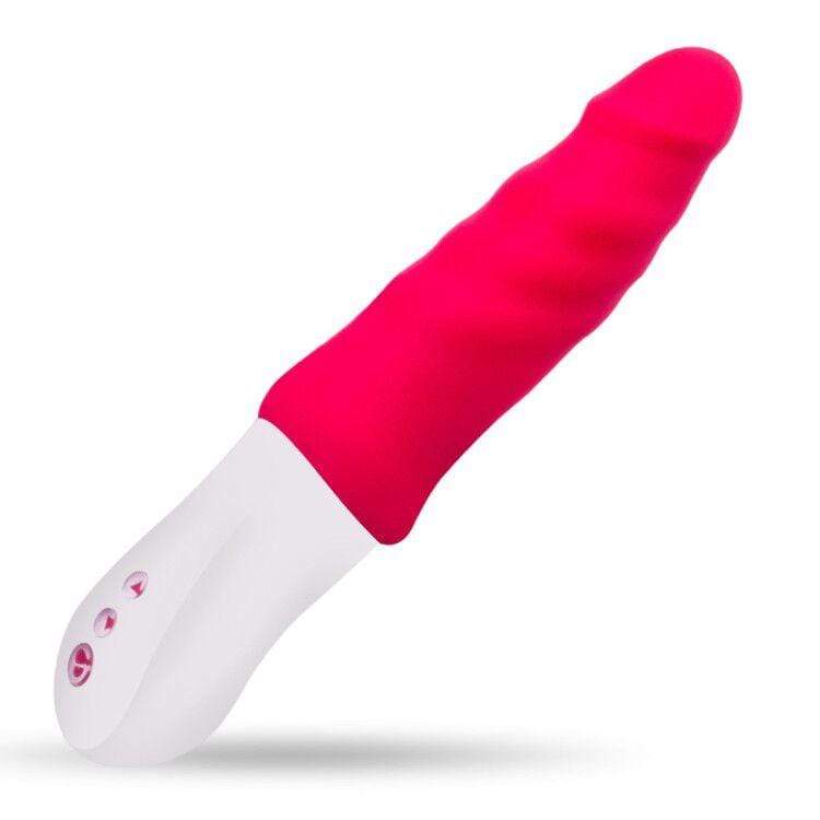 MyToys - My Lover Rechargeable Thrusting Vibrator (Red) MYT1006 CherryAffairs