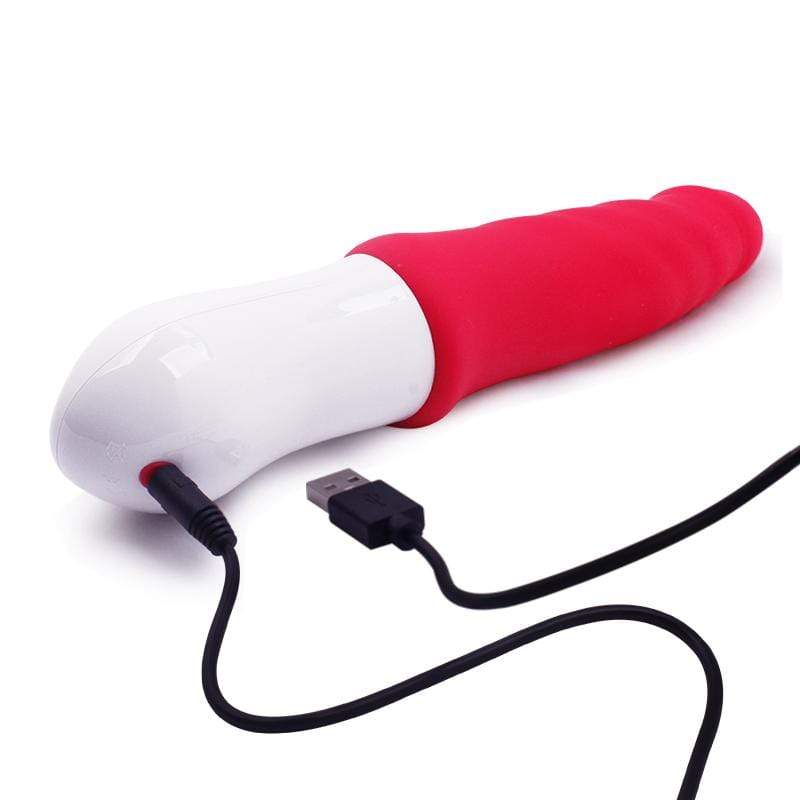 MyToys - My Lover Rechargeable Thrusting Vibrator (Red) MYT1006 CherryAffairs