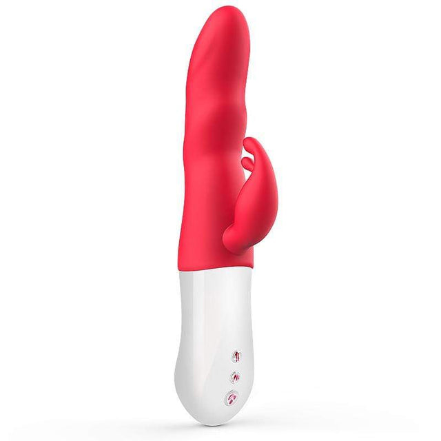 MyToys - MyBunny Rechargeable Thrusting Rabbit Vibrator (Red) MYT1007 CherryAffairs