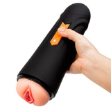 MyToys - MyFun Clamping and Vibrating Masturbation Cup (Black) MYT1015 CherryAffairs