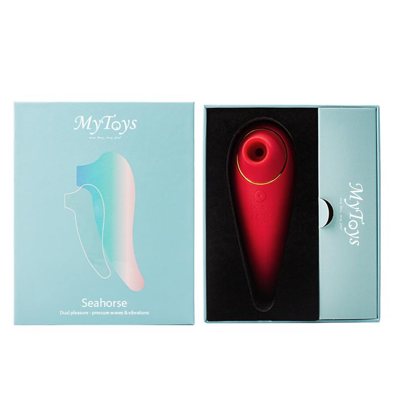 MyToys - Seahorse Dual G Spot Vibrator with Clitoral Air Stimulator CherryAffairs