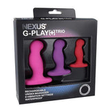 Nexus - Gplay+ Trio Unisex Rechargeable Vibrator Massager Set CherryAffairs