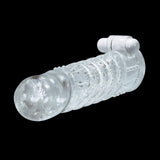 NPG - Sex Retsuden 6 Benkei Vibrating Cock Sleeve (Clear) NPG1050 CherryAffairs