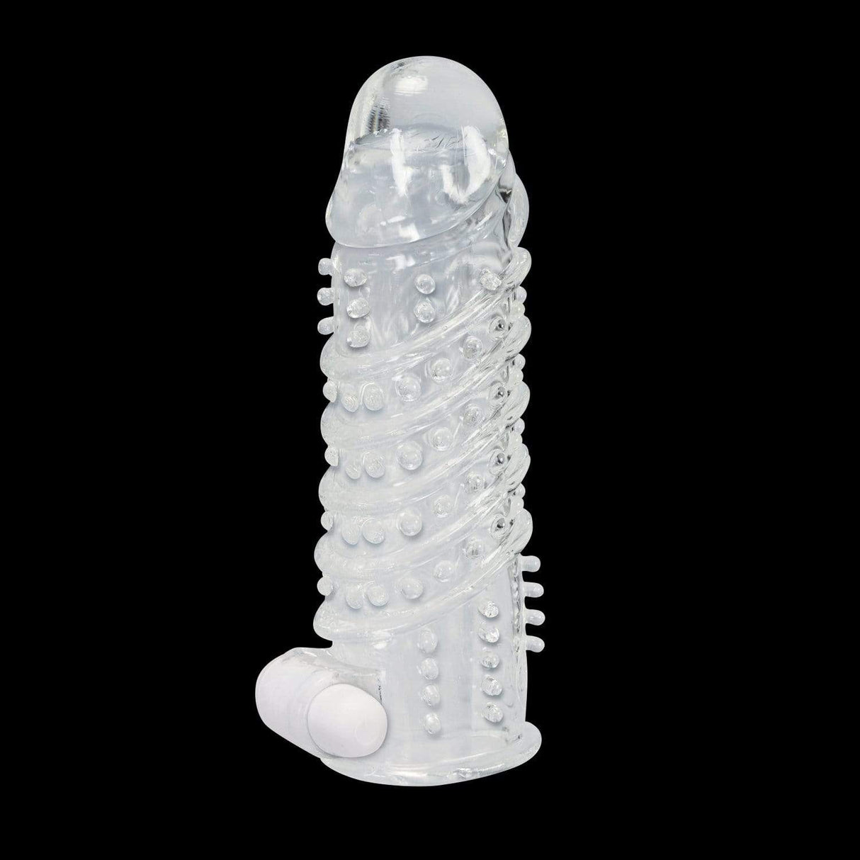 NPG - Sex Retsuden 6 Benkei Vibrating Cock Sleeve (Clear) NPG1050 CherryAffairs