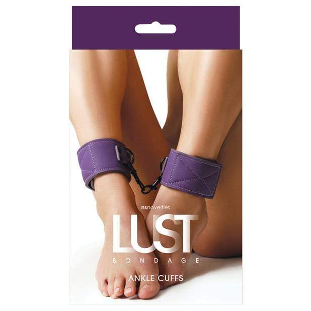 NS Novelties - BDSM Lust Bondage Ankle Cuffs (Purple)    Hand/Leg Cuffs