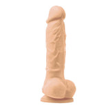 NS Novelties - Colours Pleasures Silicone Vibrating Dildo with Balls  Beige 657447104213 Realistic Dildo with suction cup (Vibration) Rechargeable