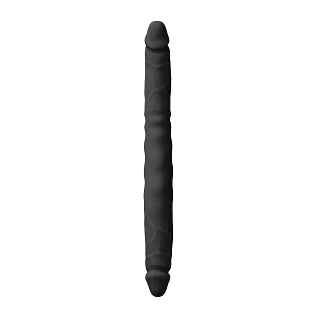 NS Novelties - Colours Silicone Double Pleasures Dildo 12" (Black) NS1123 CherryAffairs