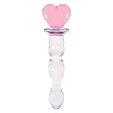 NS Novelties - Crystal Heart Of Glass Dildo (Pink) NS1013 CherryAffairs