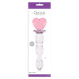 NS Novelties - Crystal Heart Of Glass Dildo (Pink) NS1013 CherryAffairs