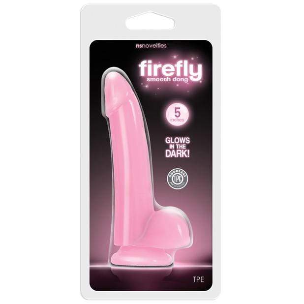 NS Novelties - Firefly Glow In The Dark Smooth Glowing Dildo with Balls CherryAffairs