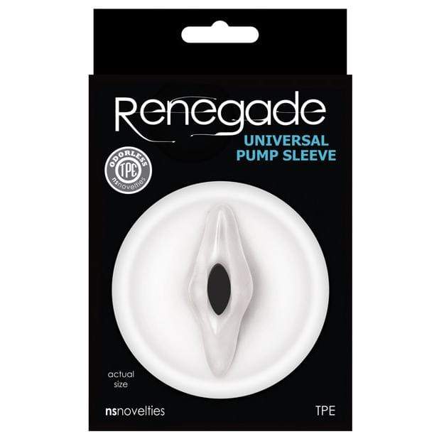 NS Novelties - Renegade Universal Pump Sleeve (White) NS1114 CherryAffairs