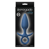 NS Novelties - Renegade Vibrating King Silicone Anal Plug Medium (Blue) NS1128 CherryAffairs