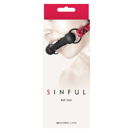 NS Novelties - Sinful BDSM Bar Gag (Pink) NS1141 CherryAffairs