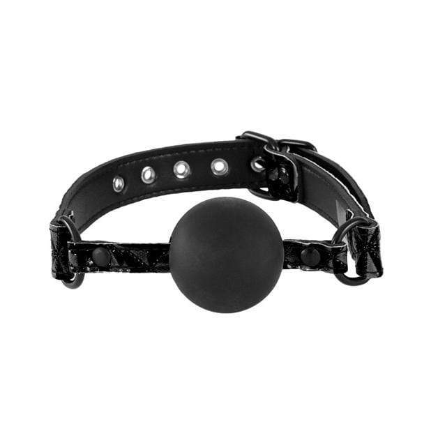 NS Novelties - Sinful Soft Silicone Gag (Black) NS1098 CherryAffairs