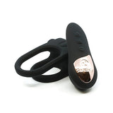 NU - Sensuelle Silicone Remote Control XLR8 Turbo Boost Vibrating Cock Ring (Black)    Remote Control Cock Ring (Vibration) Rechargeable